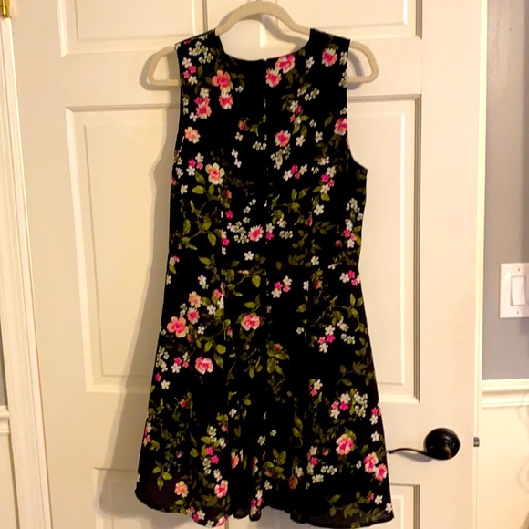 Maison Jules Floral Fit and Flare Dress - Picture 2 of 4